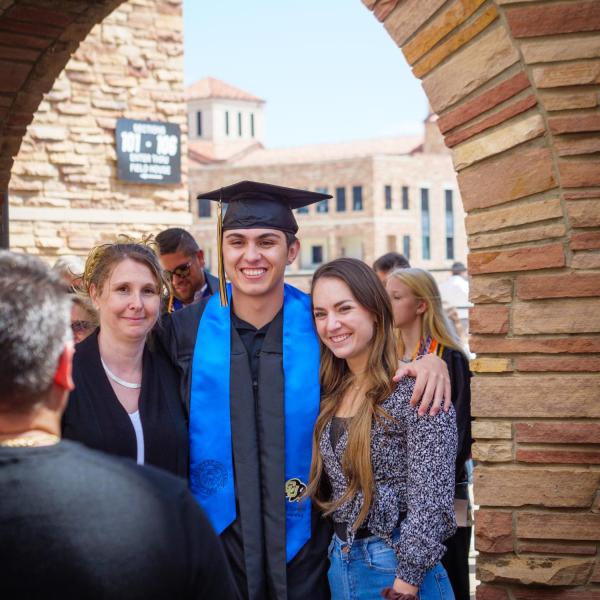 Students, parents, families, faculty, staff, guests and leadership celebrate their accomplishments at the commencement ceremony