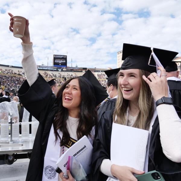 Students, parents, families, faculty, staff, guests and leadership celebrate their accomplishments at the commencement ceremony