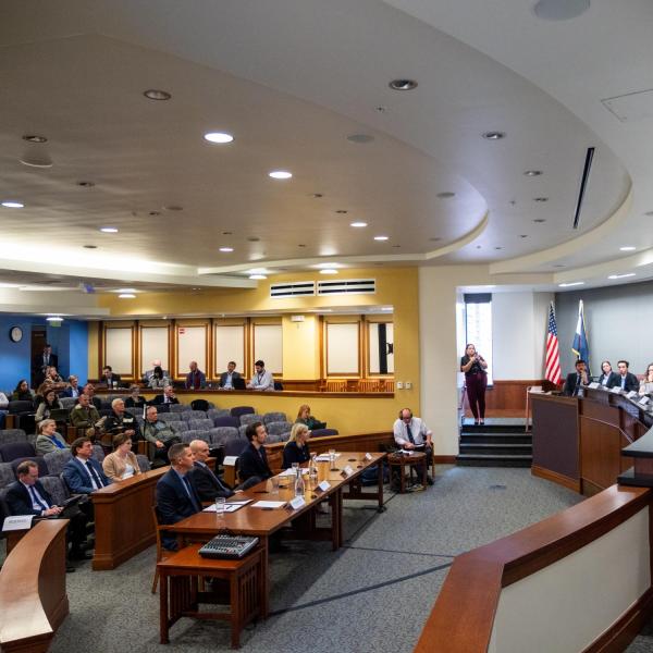 The University of Colorado Law School hosts a field hearing of the House Judiciary Subcommittee on Antitrust, Commercial and Administrative Law on Friday, Jan. 17, 2020. (Photo by Patrick Campbell/University of Colorado)