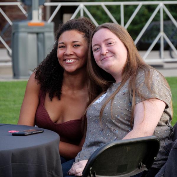 Graduates from the class of 2020 and 2021 gather for a celebratory evening at the Night on Norlin event on Sept. 17, 2021. (Photo by Glenn Asakawa/University of Colorado)