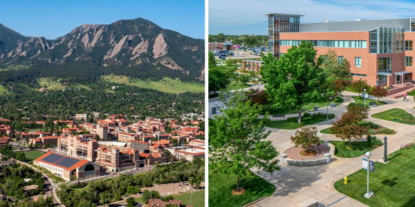 CU Boulder and CU Anschutz campuses