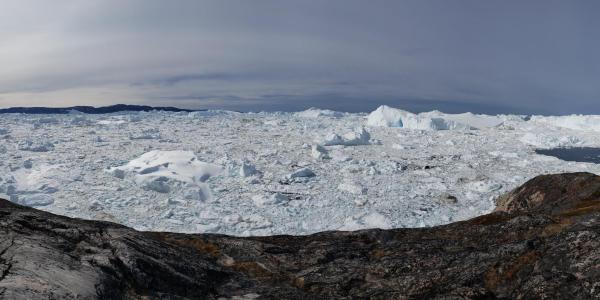 Icebergs in the Ilulissat Icefjord, Greenland