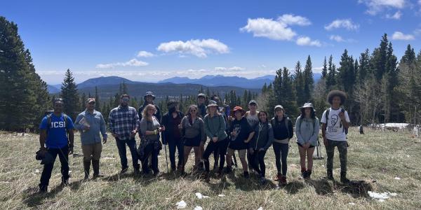 Students at Mountain Research Station in June