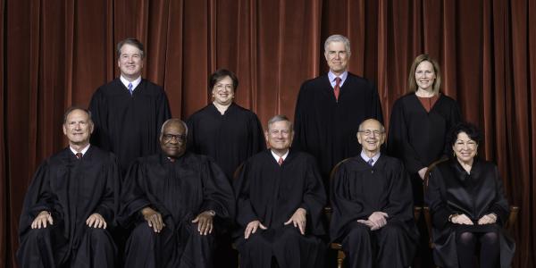 A 2021 portrait of the U.S. Supreme Court justices