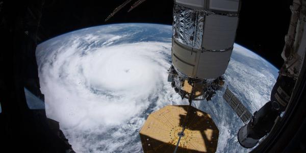Hurricane Ida from the International Space Station