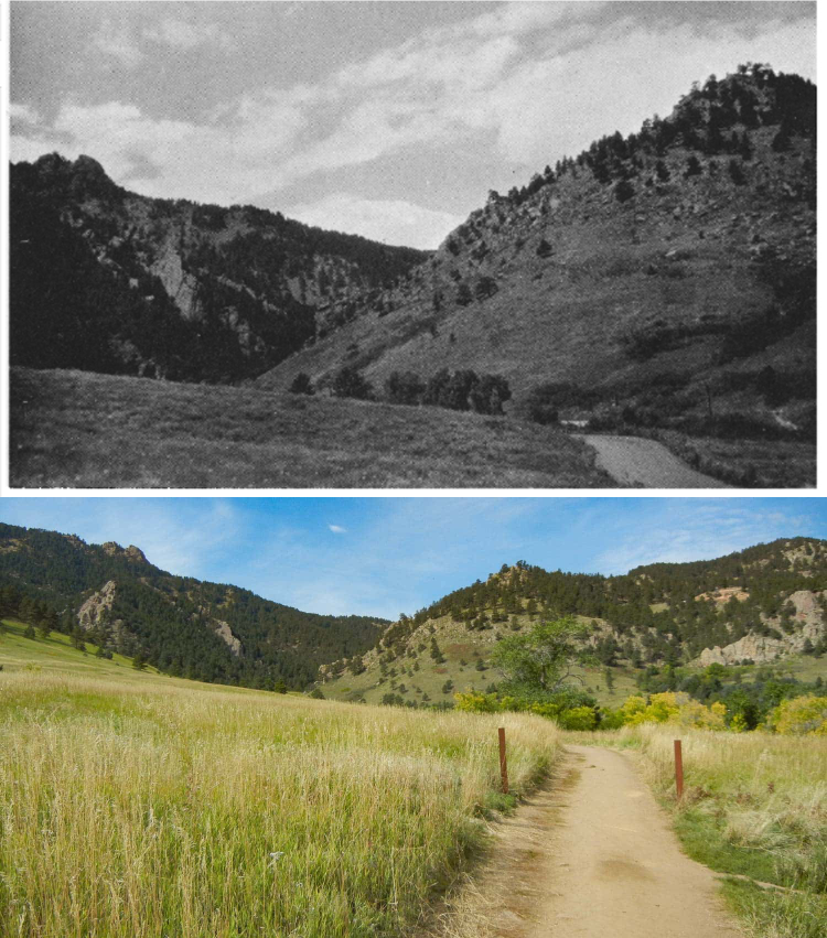 Two pictures of Gregory canyon 
