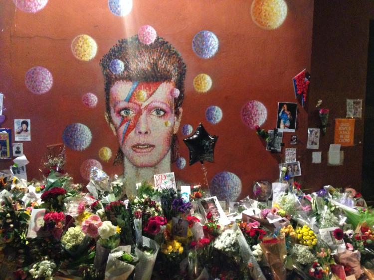 A memorial for David Bowie