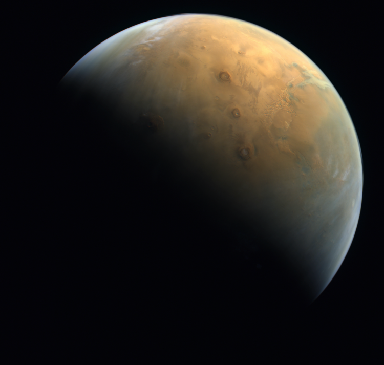 Mars as seen from space