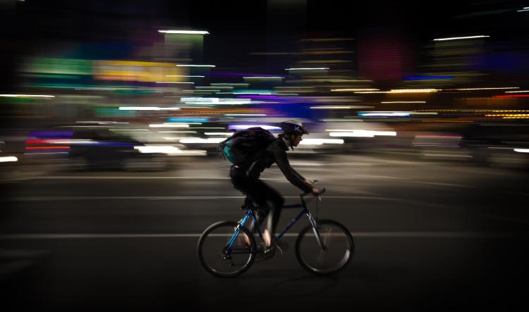 cycling in the dark