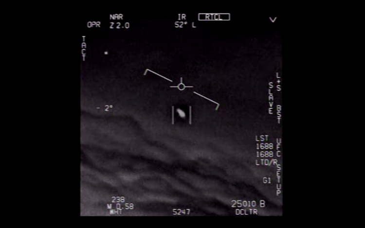 Unexplained aerial phenomena recorded by U.S. Navy pilots