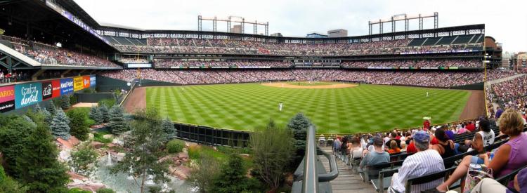 Do road teams struggle in their first game at Coors?