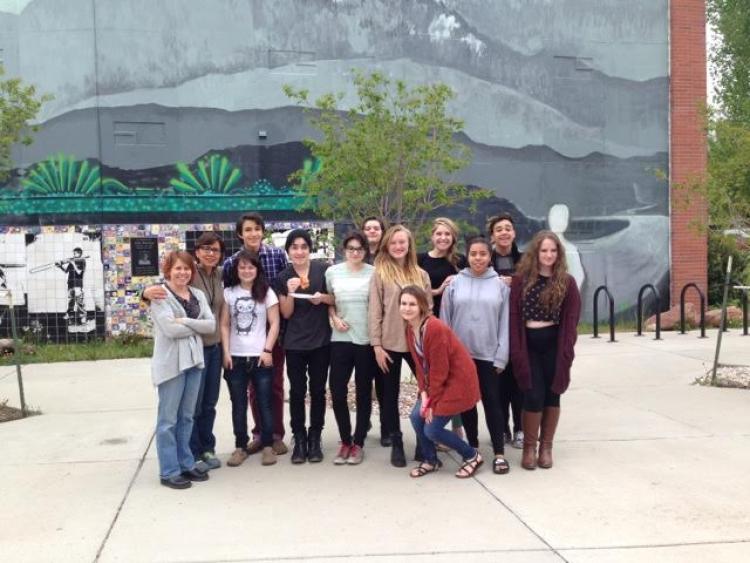 restorative justice team at Boulder's New Vista High School 