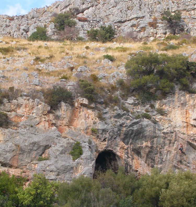 Entrance to the Grotta di Sant’Agostino