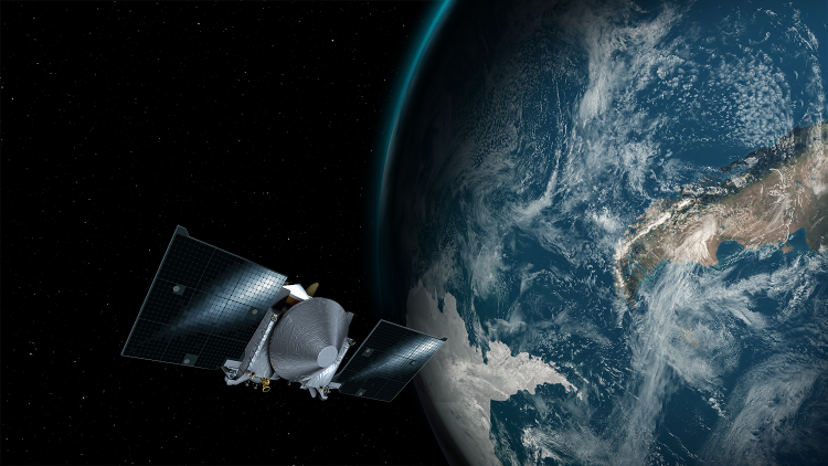 OSIRIS-REx flies past Earth