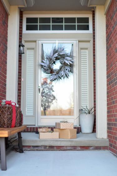 packages left at front door