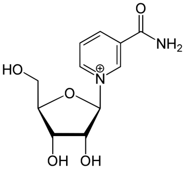 Nicotinamide riboside structural formula