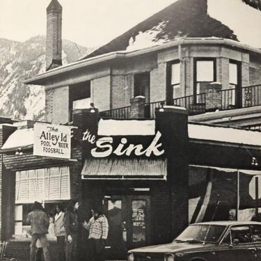 The Sink restaurant as pictured in the 1975 CU Boulder yearbook