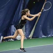 Mila Stanojevic playing tennis