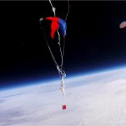 A picture of a student-made high-altitude balloon payloads