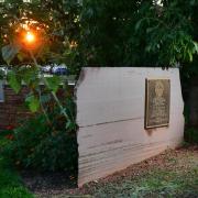 The 9/11 memorial at the University of Colorado Boulder. (Photo by Casey A. Cass/University of Colorado)