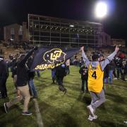 Buffs fans celebrate win against Utah