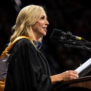 Jay Parry speaks at the CU Boulder Leeds School of Business Recognition ceremony