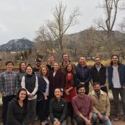 The Colorado River law class poses for a group photo