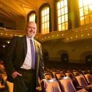 Rudy Betancourt in Macky Auditorium