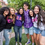 sorority and fraternity members at CUnity Fest