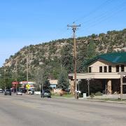 Street scene in Dolores, Colorado