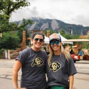 Employees volunteer during move-in