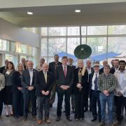 Committee on Space Research at a ceremony honoring the LASP CubeSat group