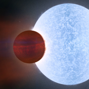 Artist's depiction of planet orbiting star