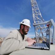 monitoring methane at an oil and gas site