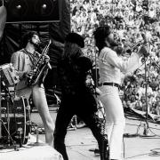 Bob Seger performing at Folsom Field in 1977, photographed by Dan Fong.