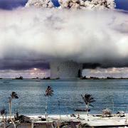 A nuclear weapon test by the United States military at Bikini Atoll