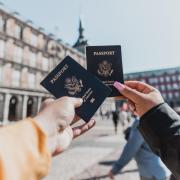 People holding U.S. passports