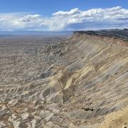 The Book Cliffs in western Colorado