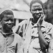 Black and white photo of slaves