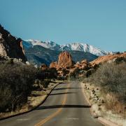 Mountain road in Southeastern Colorado