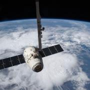 SpaceX Dragon capsule.