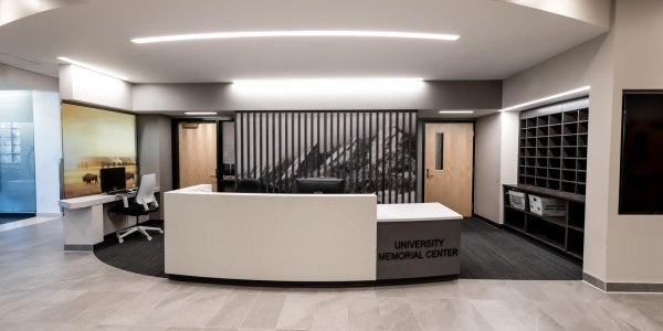 a photo of the UMC Reception Desk