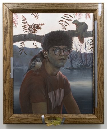 A painting titled Wisconsin Portrait by Robert Martin
