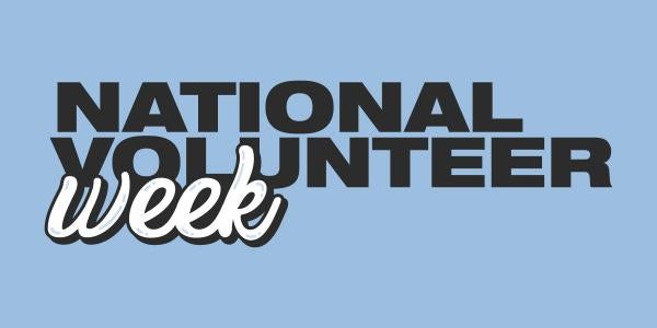National Volunteer Week designed graphic
